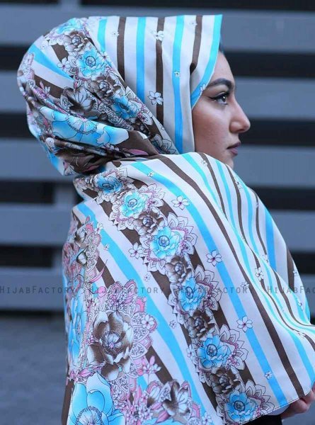 Niusha - Hijab Fantasia Voile Taupe