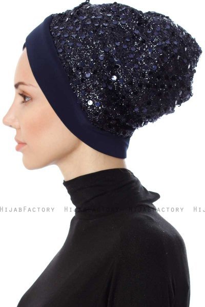 Nurten - Turbante Blu Navy