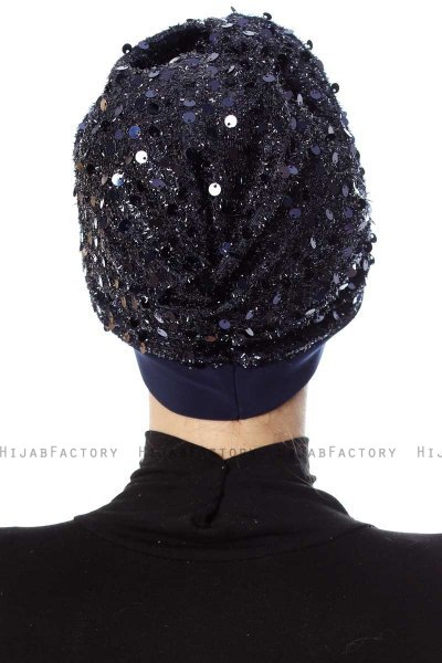 Nurten - Turbante Blu Navy