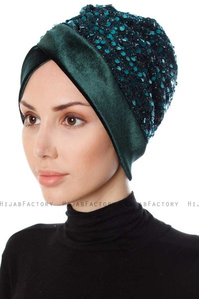 Nurten - Turbante Verde Scuro