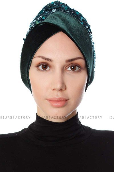 Nurten - Turbante Verde Scuro