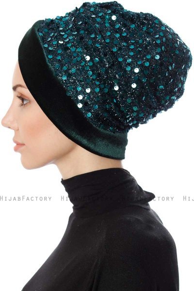 Nurten - Turbante Verde Scuro