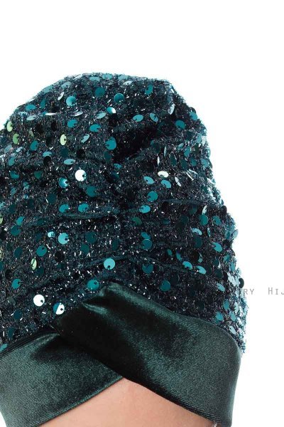 Nurten - Turbante Verde Scuro