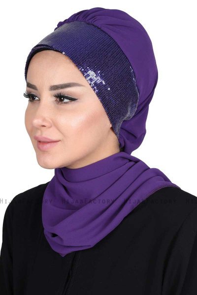Olga - Hijab Pratico Viola & Viola
