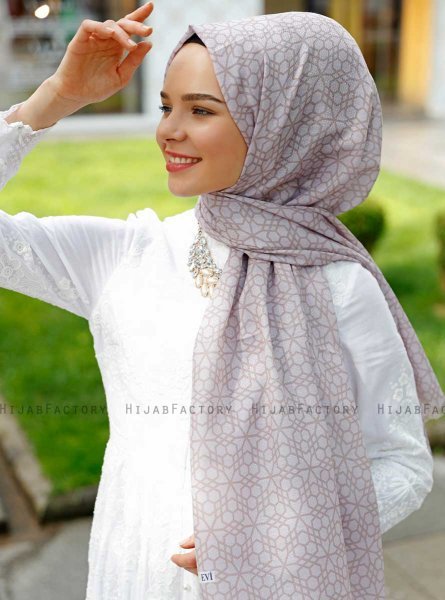 Pareesa - Hijab Fantasia Taupe - Sal Evi