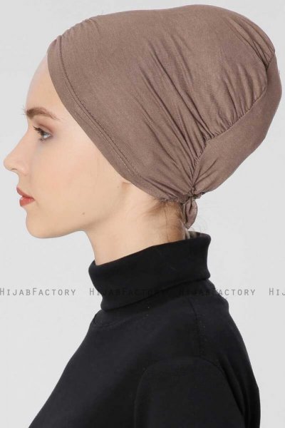 Pileli Mörk Taupe Criss Cross Underslöja 200609c