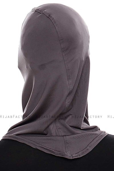 Pinar - Hijab Sport Antracite - Ecardin