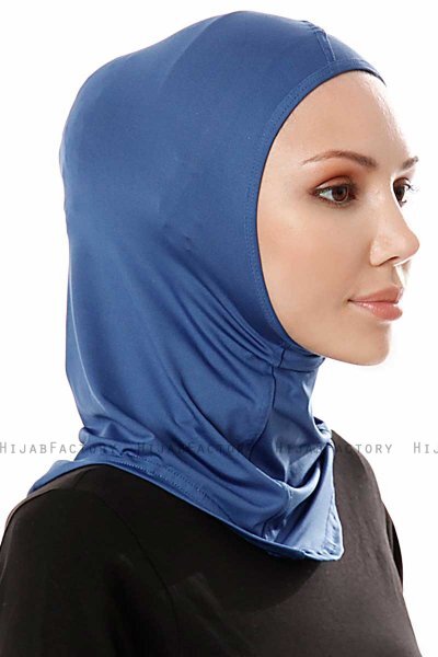 Pinar - Hijab Sport Blu - Ecardin