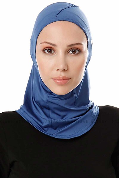 Pinar - Hijab Sport Blu - Ecardin