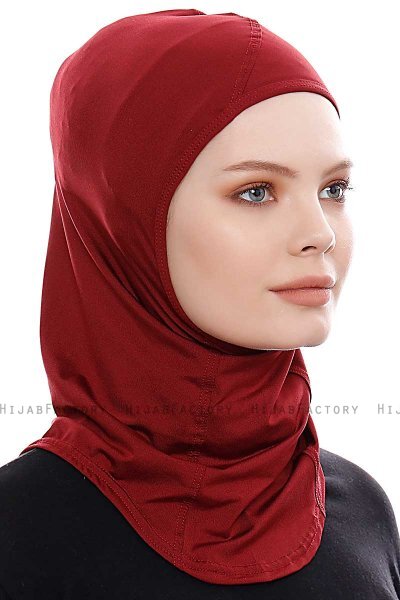 Pinar - Hijab Sport Bordò - Ecardin