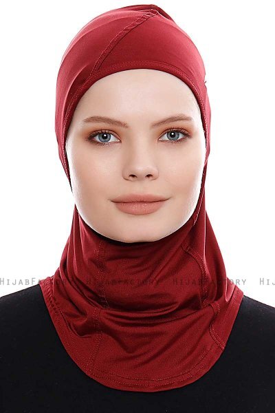 Pinar - Hijab Sport Bordò - Ecardin