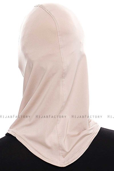 Pinar - Hijab Sport Taupe Chiaro - Ecardin