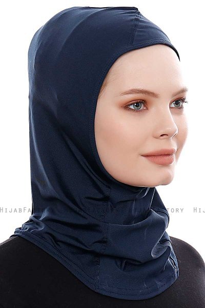Pinar - Hijab Sport Blu Navy - Ecardin