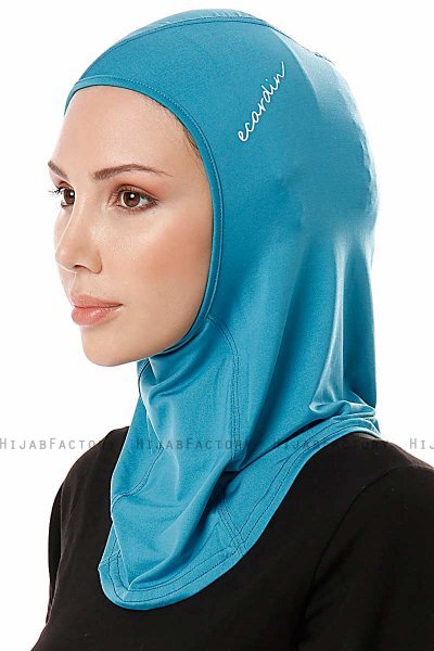 Pinar - Hijab Sport Petrolio - Ecardin
