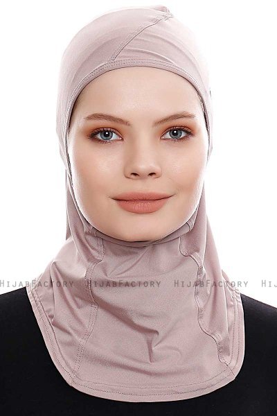 Pinar - Hijab Sport Grigio Pietra - Ecardin
