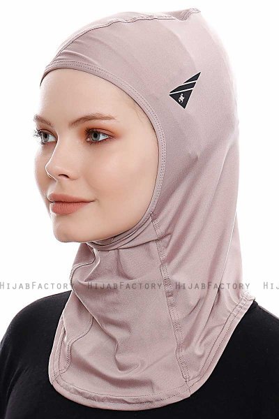 Pinar - Hijab Sport Grigio Pietra - Ecardin