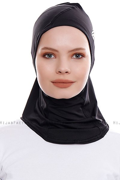Pinar - Hijab Sport Nero - Ecardin