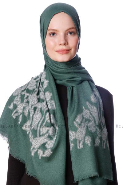 Roshan - Hijab Verde Scuro - Özsoy