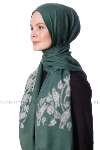 Roshan - Hijab Verde Scuro - Özsoy