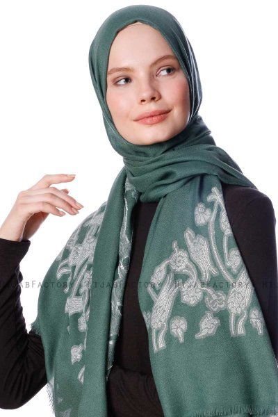 Roshan - Hijab Verde Scuro - Özsoy