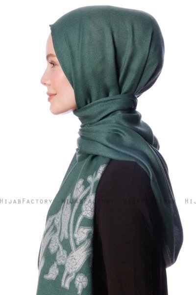 Roshan - Hijab Verde Scuro - Özsoy