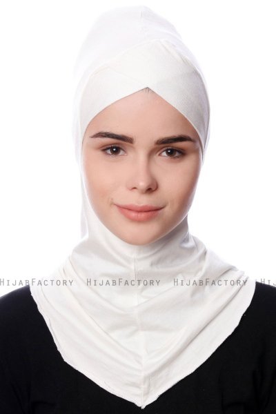 Safiye - Bonnet Ninja Creme - Ecardin
