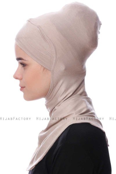 Safiye - Bonnet Ninja Taupe Chiaro - Ecardin