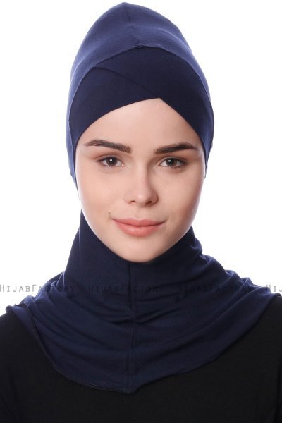 Safiye - Bonnet Ninja Blu Navy - Ecardin