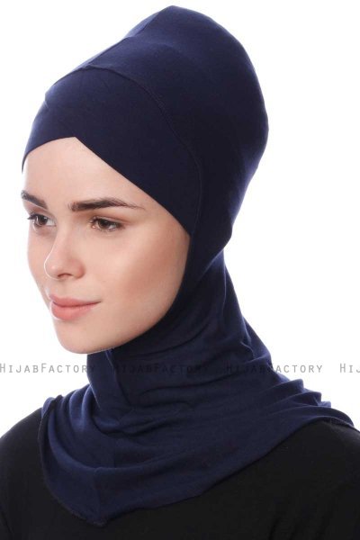 Safiye - Bonnet Ninja Blu Navy - Ecardin