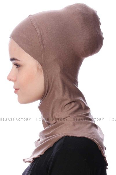 Safiye - Bonnet Ninja Taupe Scuro - Ecardin