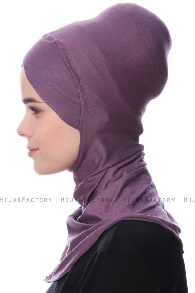 Safiye - Bonnet Ninja Viola Scuro - Ecardin