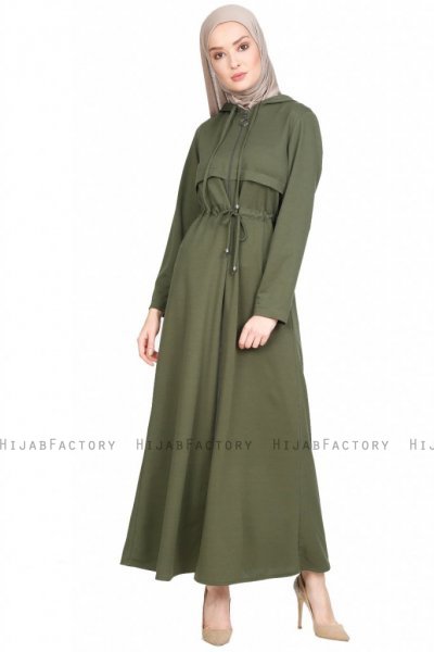 Saira Khaki Abaya Miss Halima 280372b