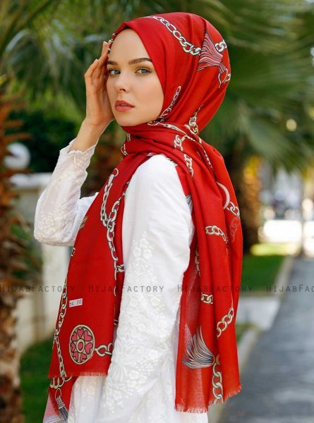 Sameira - Hijab Fantasia Rosso - Sal Evi
