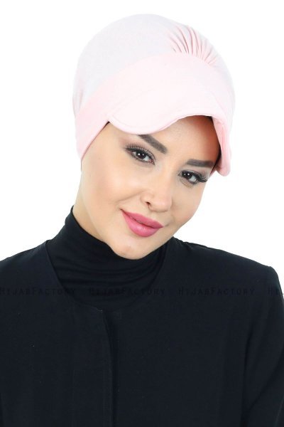 Sandra - Turbante Di Cotone Rosa Antico - Ayse Turban