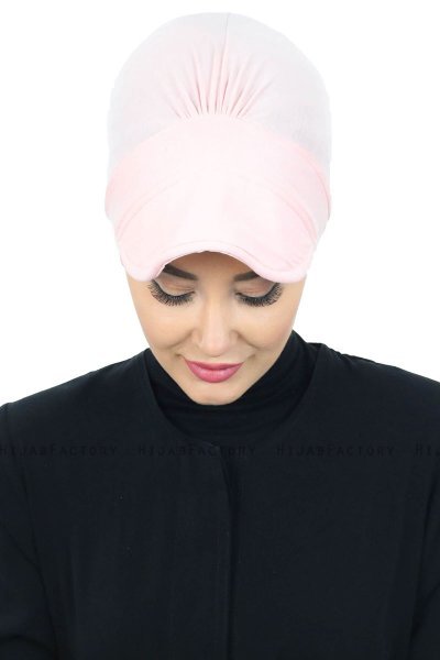 Sandra - Turbante Di Cotone Rosa Antico - Ayse Turban