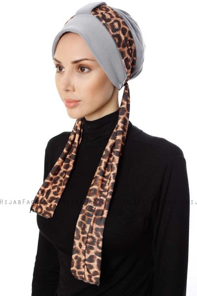 Sanem - Turbante Grigio