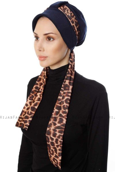 Sanem - Turbante Blu Navy
