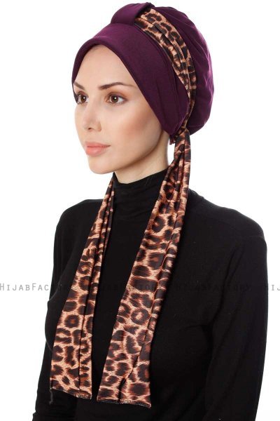 Sanem - Turbante Prugna