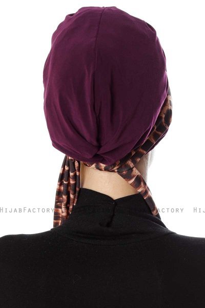 Sanem - Turbante Prugna