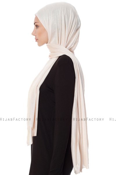 Seda - Hijab Jersey Beige - Ecardin