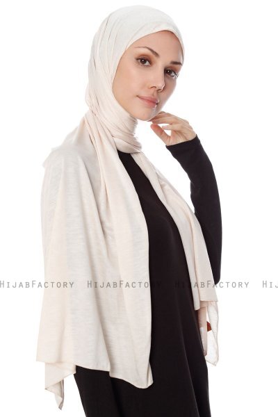 Seda - Hijab Jersey Beige - Ecardin