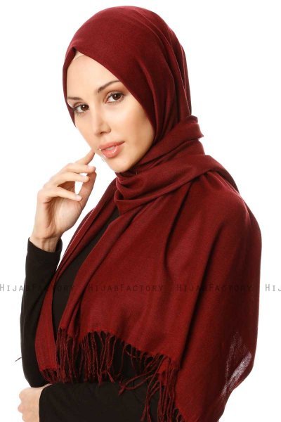 Selin - Hijab Pashmina Marrone - Özsoy