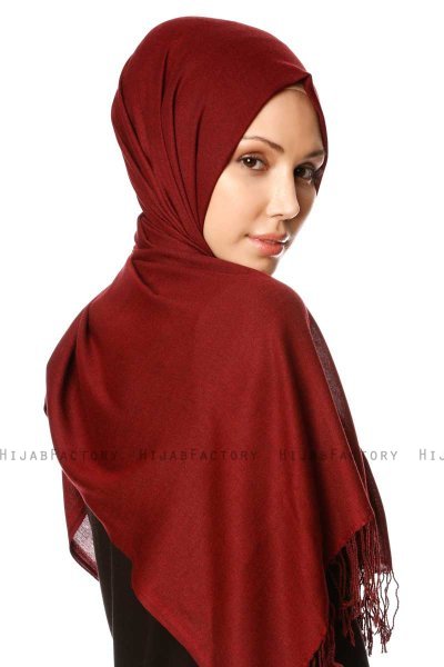 Selin - Hijab Pashmina Marrone - Özsoy