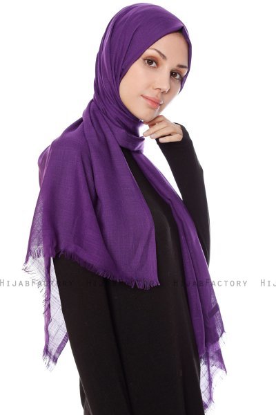 Selma - Hijab Deep Violet - Gülsoy