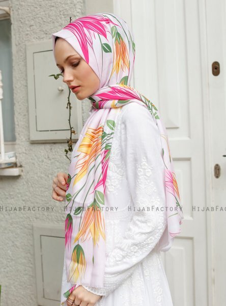 Yumna - Hijab Fantasia Rosa Antico