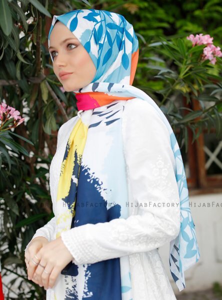 Yumna - Hijab Fantasia Turchese