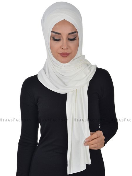 Sofia - Hijab Cotone Pratico Creme
