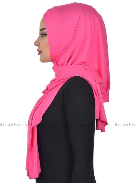 Sofia - Hijab Cotone Pratico Fucsia