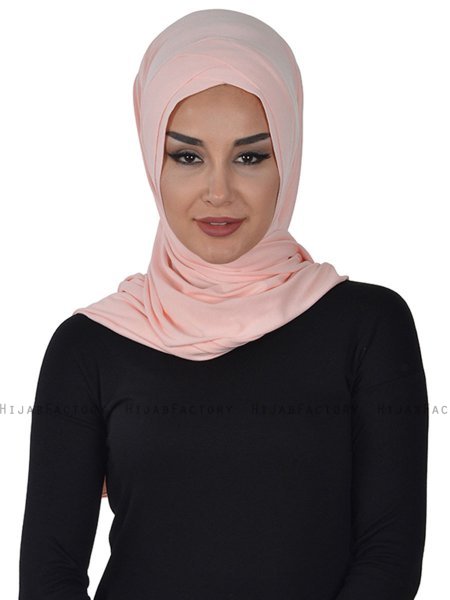 Sofia - Hijab Cotone Pratico Rosa Antico
