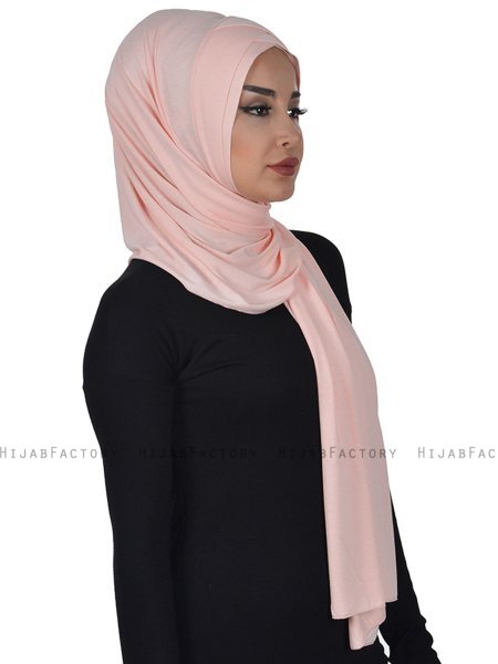 Sofia - Hijab Cotone Pratico Rosa Antico